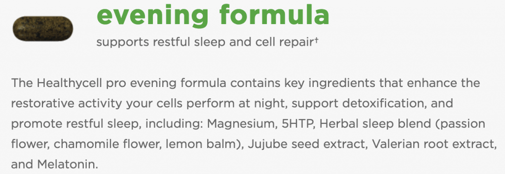 Healthycell Evening Formula