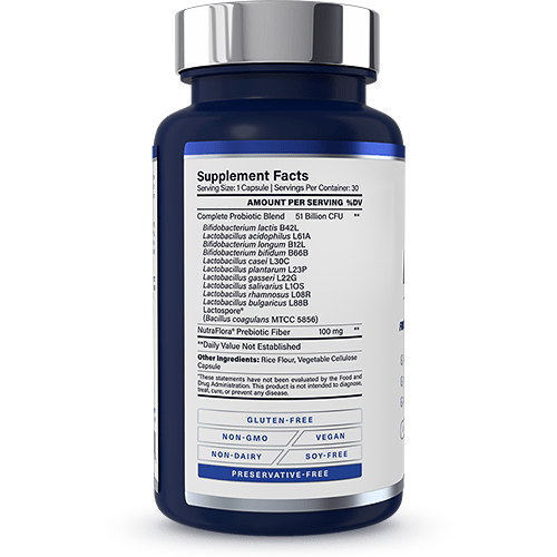 Complete Probiotics Platinum Supplement Facts