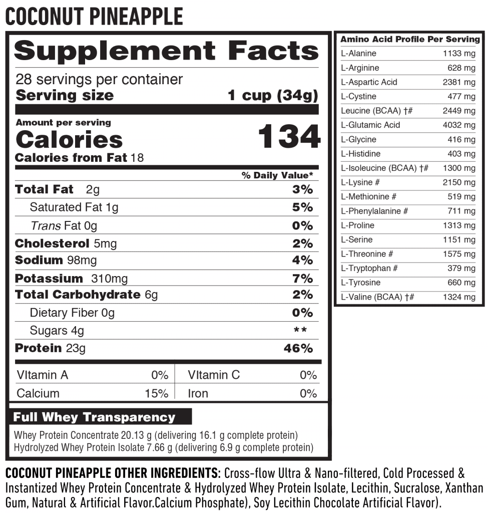 1UP-WHEY-Protein-ingredients