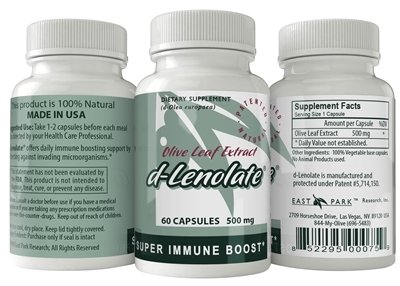 East Park Research d-Lenolate Bottle