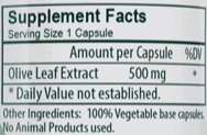 D-Lenolate Supplement Facts