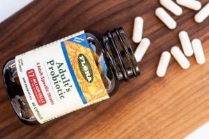 Flora Adultโs Probiotic Bottle And Capsules