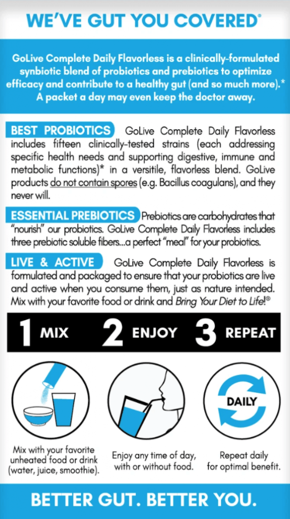 GoLive Probiotic + Prebiotic Box
