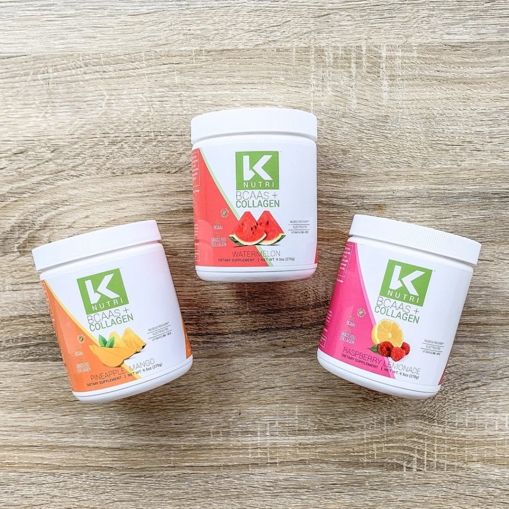 K Nutri BCAAS + Collagen Flavors