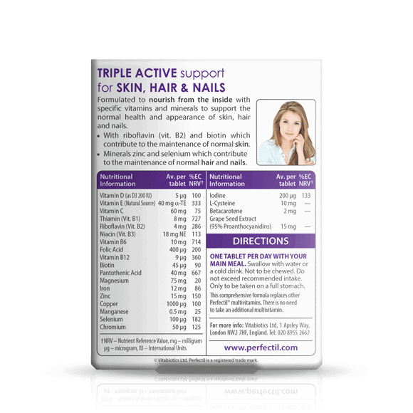 Perfectil Supplement Facts