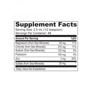 Adapted Nutrition Hi-Lyte Supplement Facts