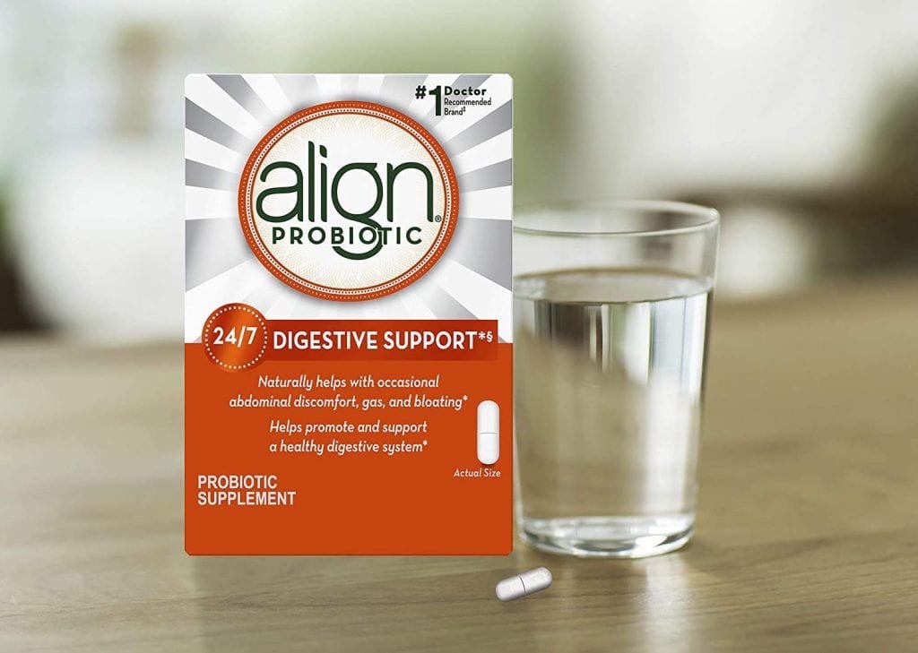 Align Probiotic Supplement Tablets And Box