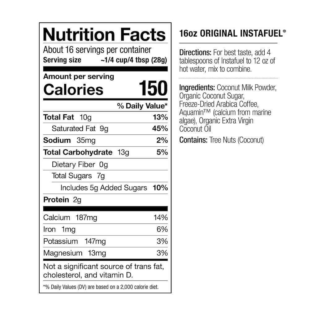 Laird Instafuel Ingredients