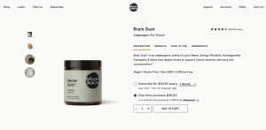 Moon Juice Brain Dust Website