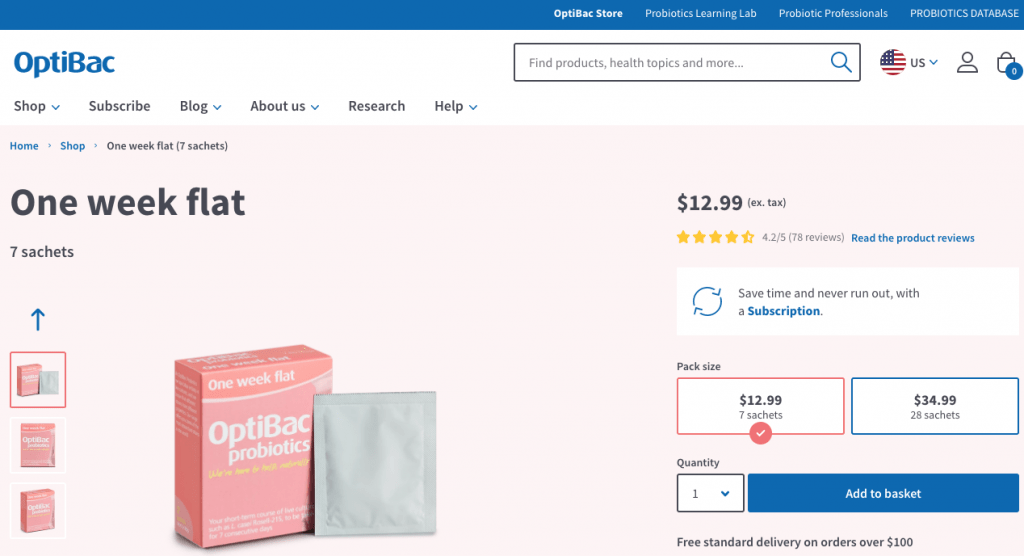 OptiBac Probiotics Website