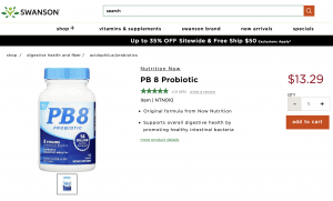 PB8 Probiotic Website