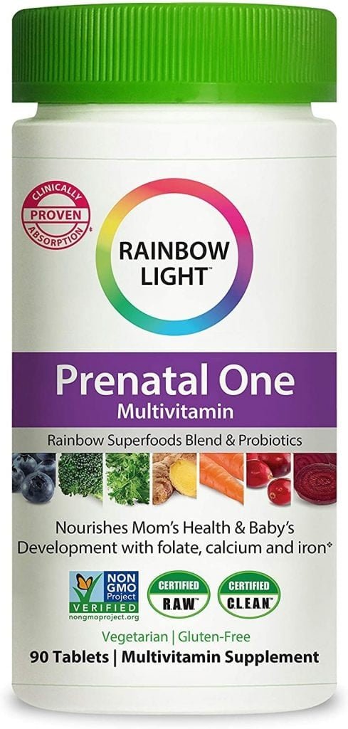 Rainbow Light Prenatal One Multivitamin Bottle