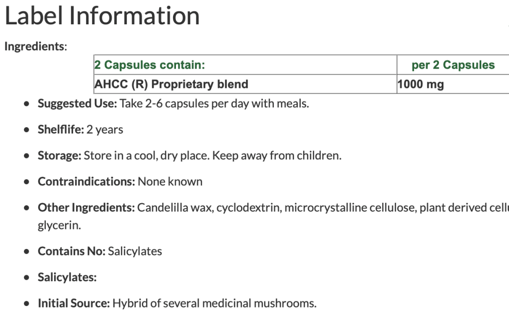 ImmPower Ingredients