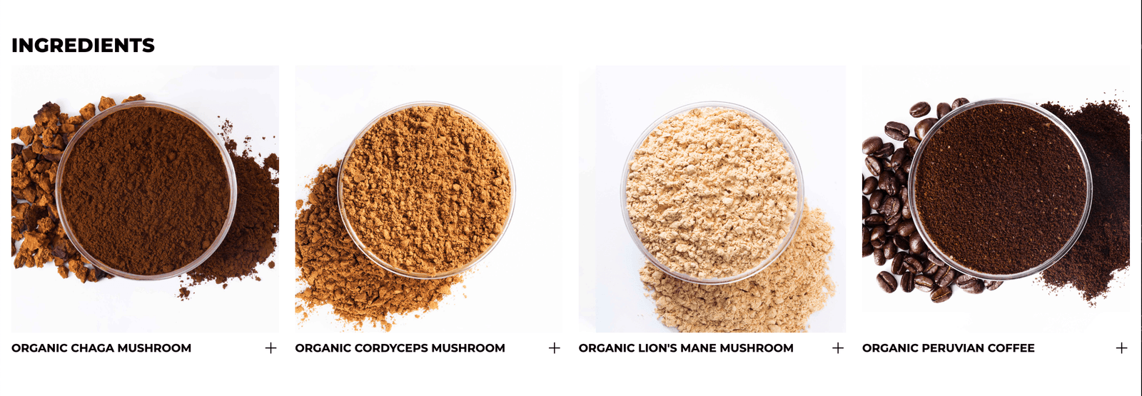 laird superfood mushroom coffee ingredients