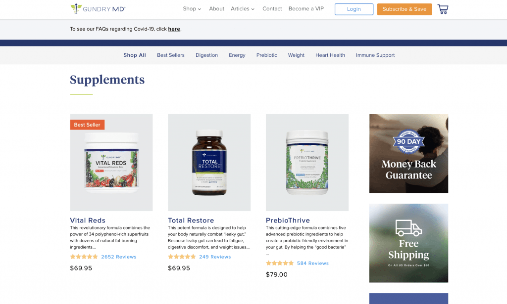 Gundry MD Website
