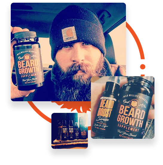Wild Willies Beard Growth Supplement For Rapid Beard Growth