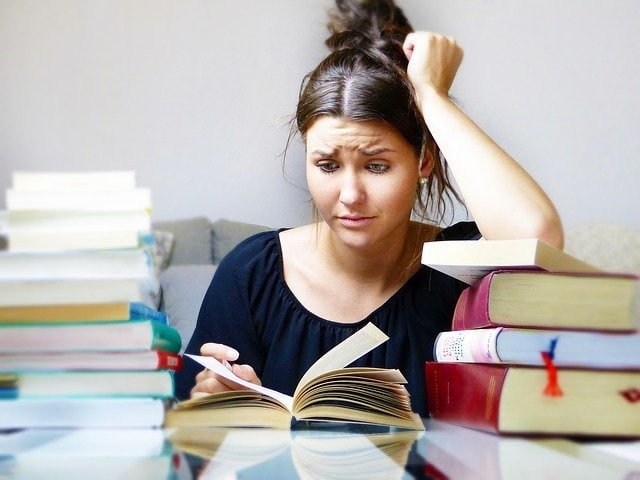 Stressed girl