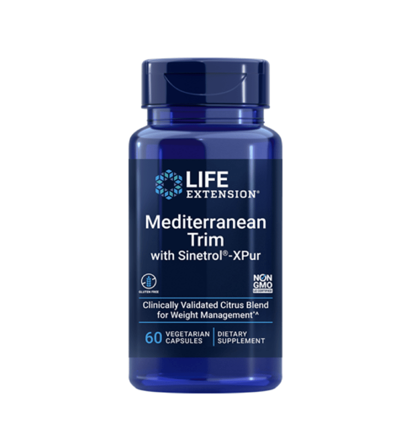 life extension mediterranean trim with sinetrol bottle