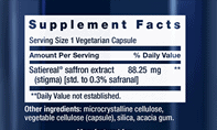 Optimized Saffron Supplement Facts