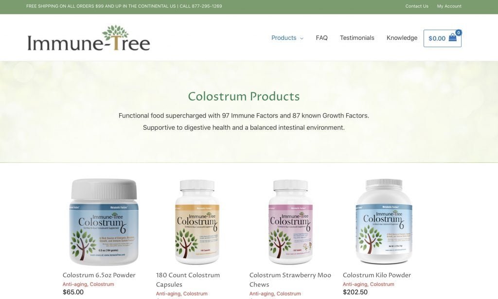 Immune-Tree Website