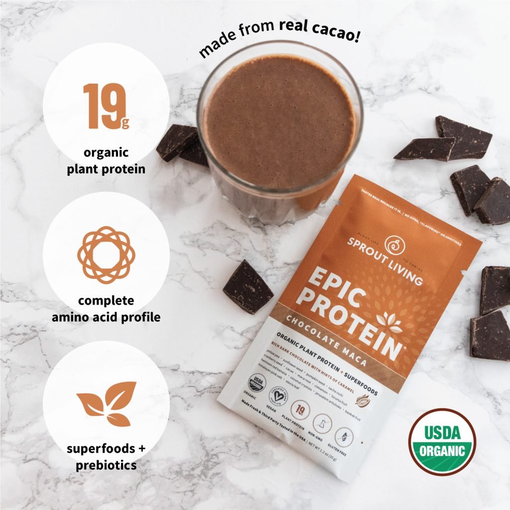 Epic Protein Chocolate Maca Shake