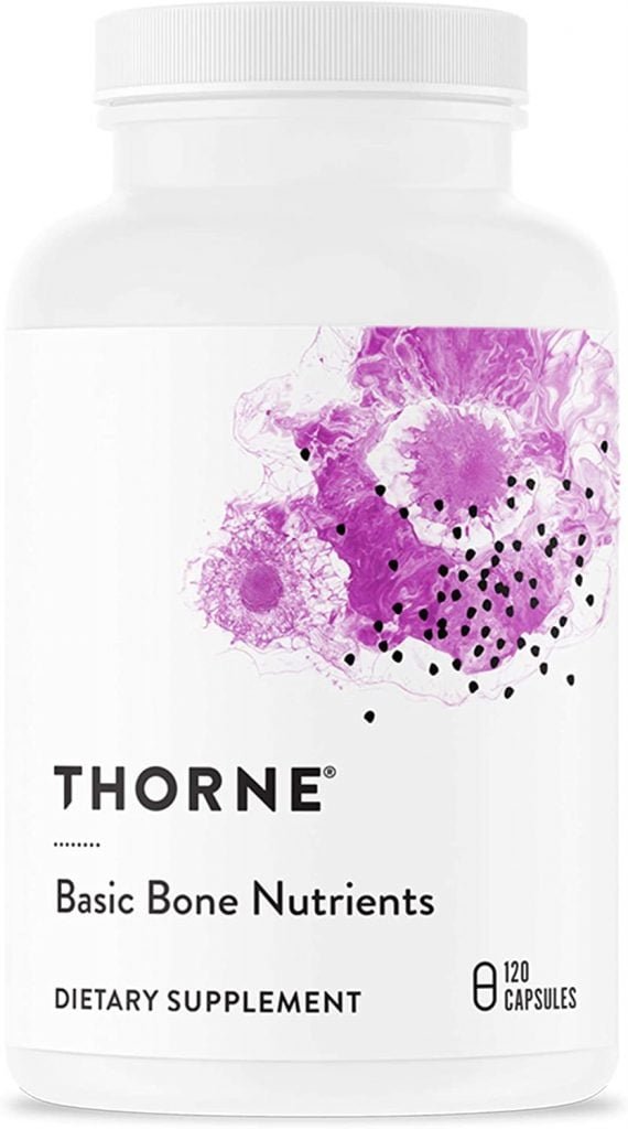 Thorne Research - Basic Bone Nutrients - Calcium, Magnesium, Vitamin D, and Vitamin K