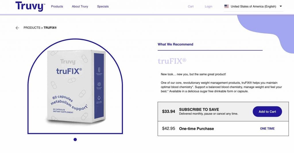 Truvy TruFIX Website
