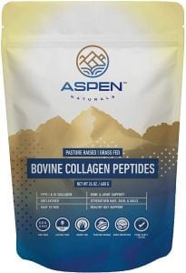 Aspen Naturals Bovine Collagen Gelatin Peptides Powder