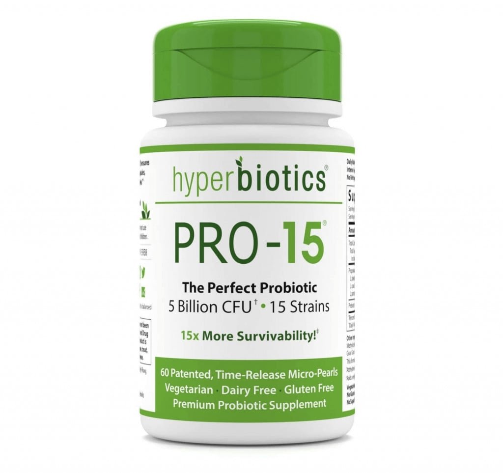 Hyperbiotics Pro-15 Probiotics Bottle