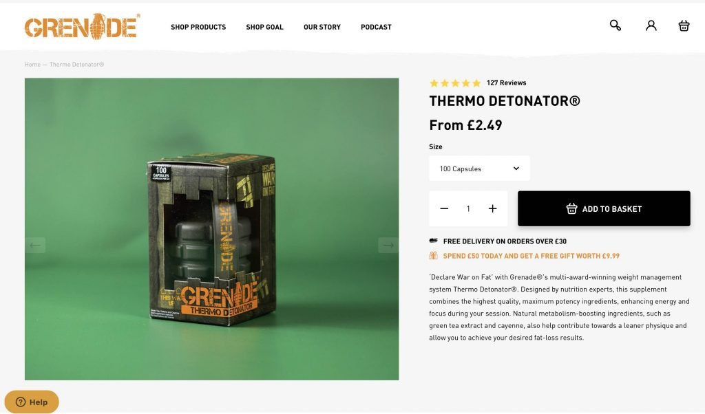 Grenade Thermo Detonator Website