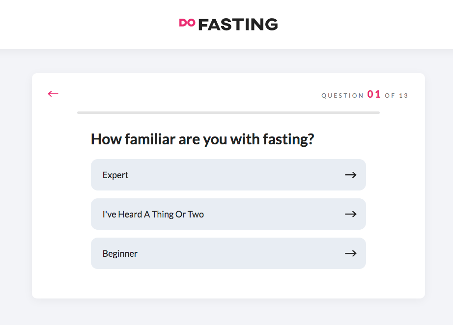 DoFasting-Survey