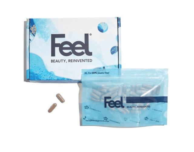 Feel Beauty Probiotic+ Box and Pills