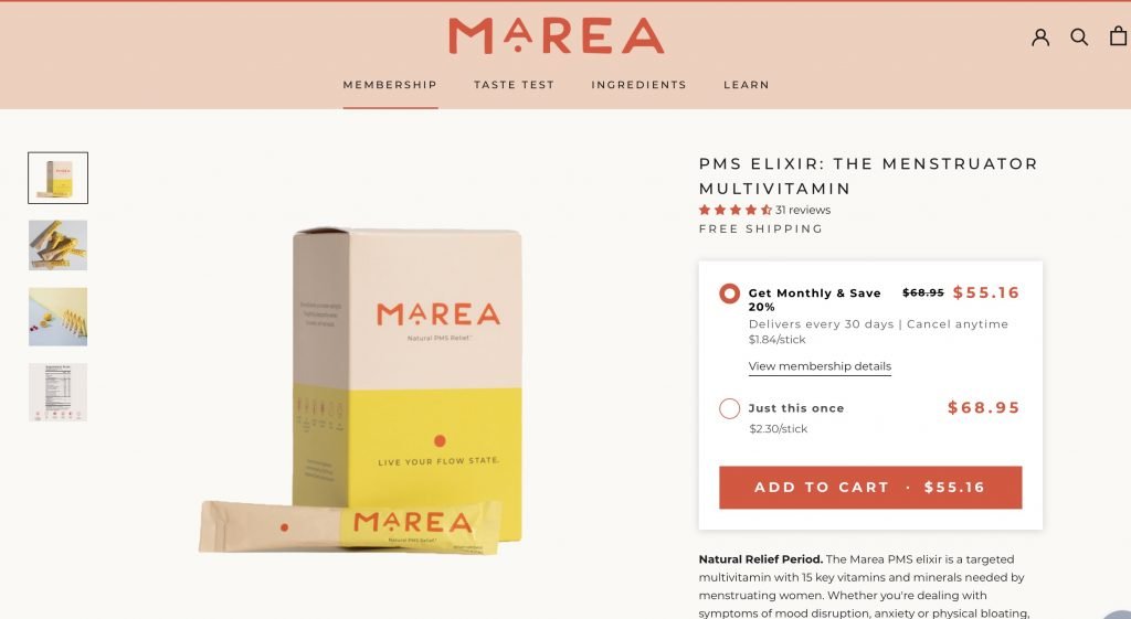 Marea PMS Elixir Website
