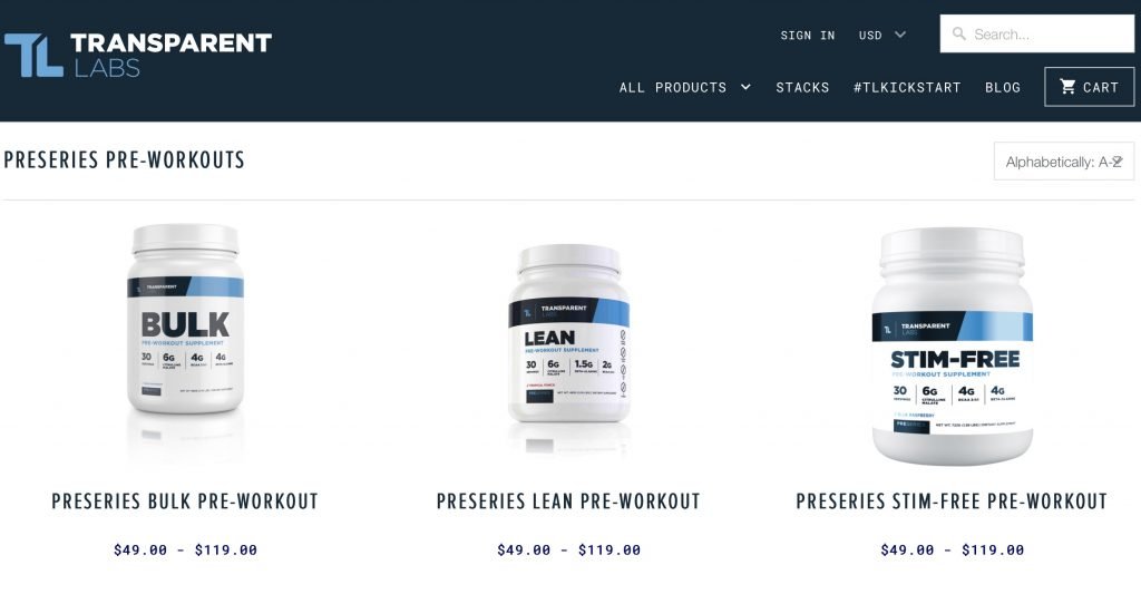 PreSeries by Transparent Labs