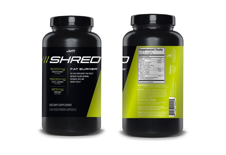 JYM Shred Fat Burner Packaging