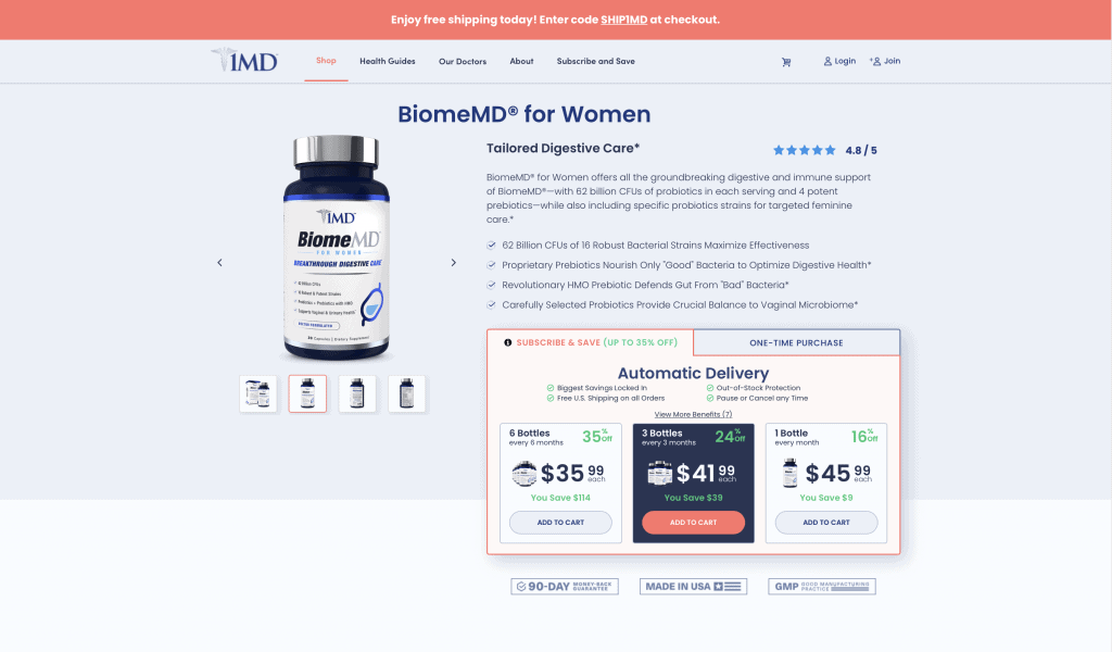BiomeMD 1MD Website