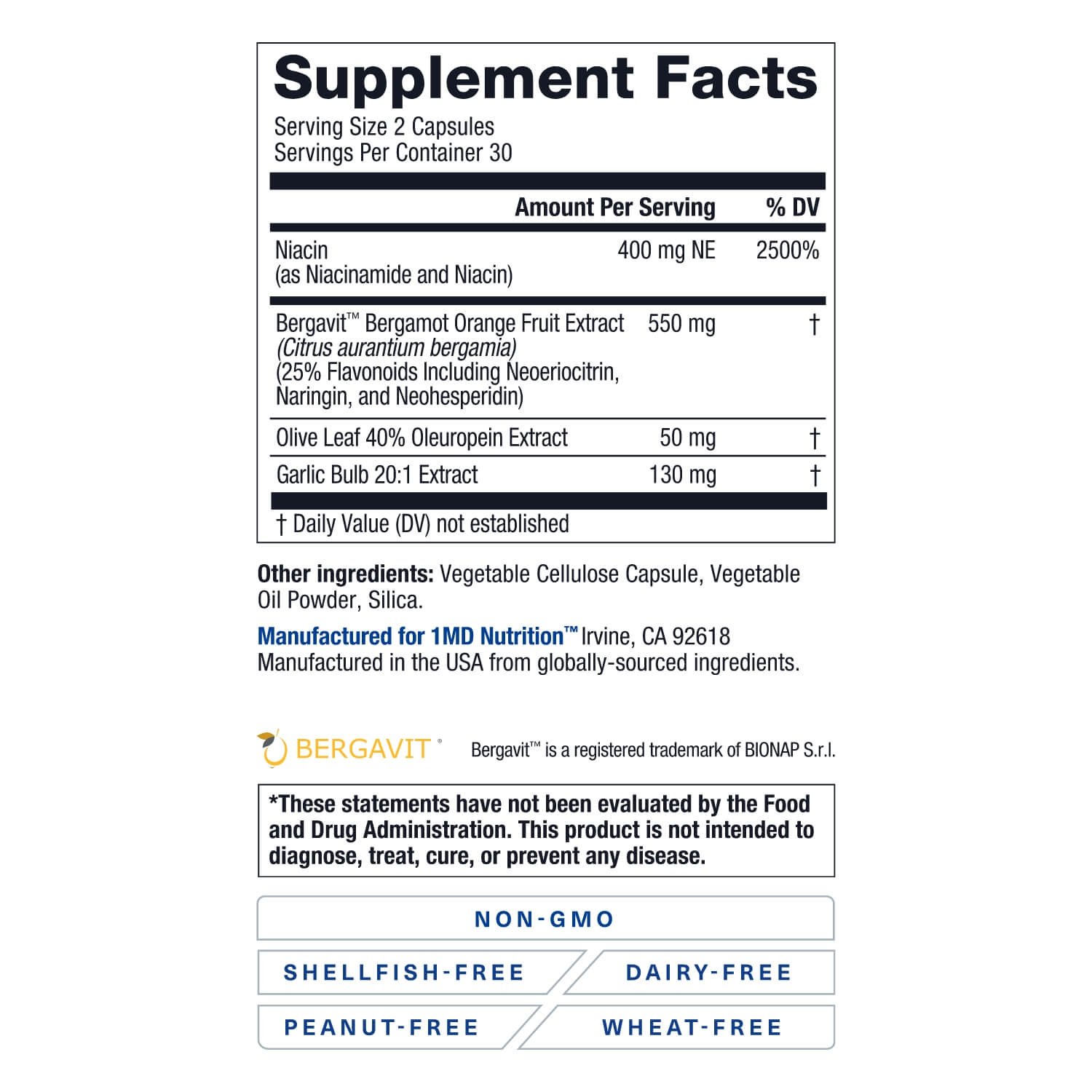 cholestmd ingredients