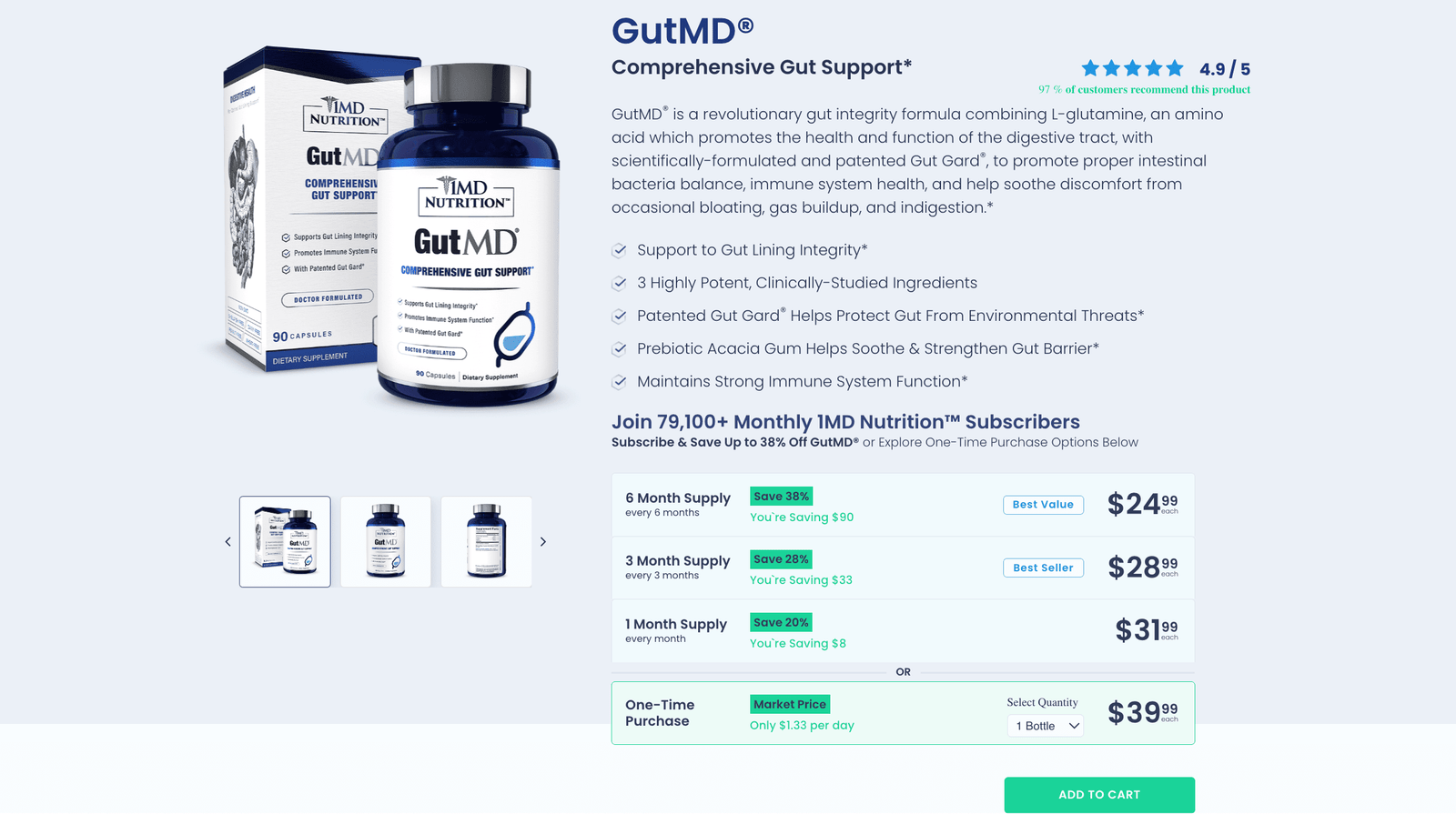 gutmd price