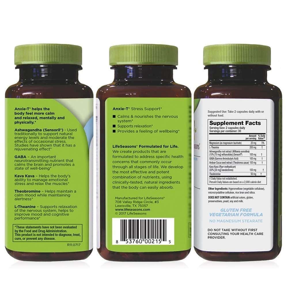 Anxie-T Supplement Bottles