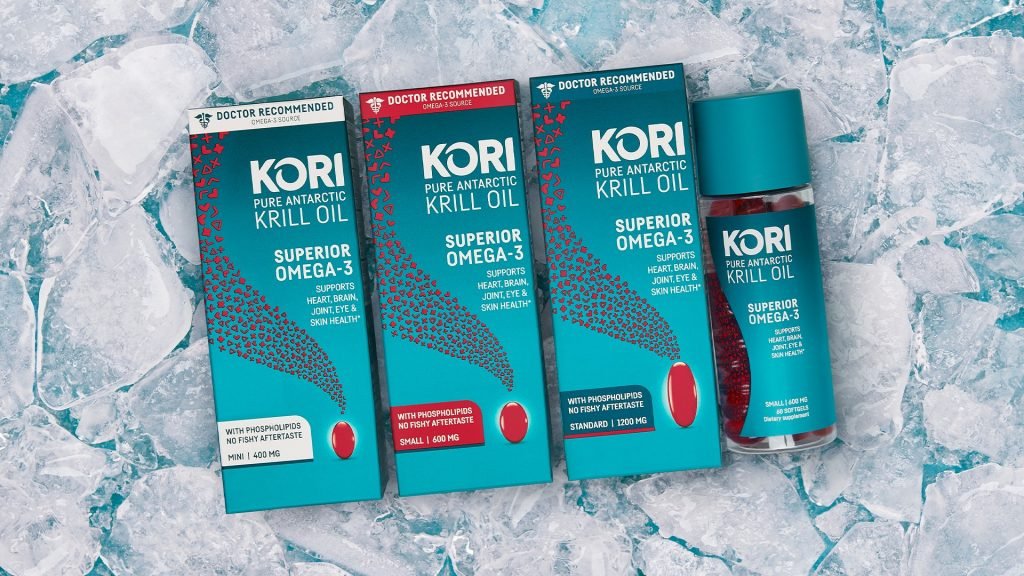 Kori Krill Oil Supplement Packaging