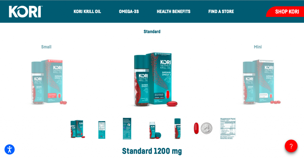 Kori Krill Oil Website