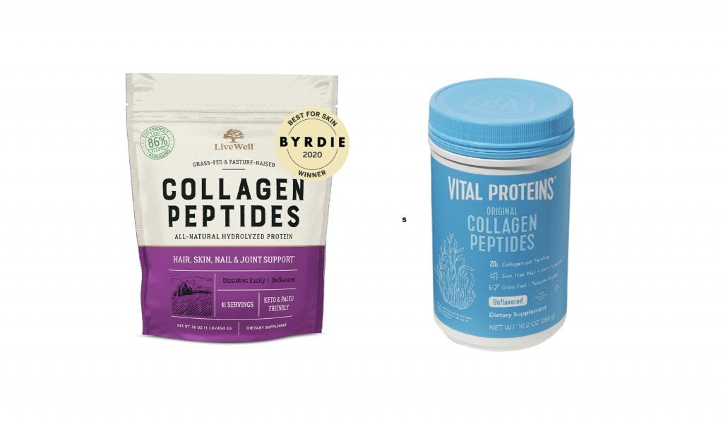 Livewell Collagen Peptides and Vital Proteins