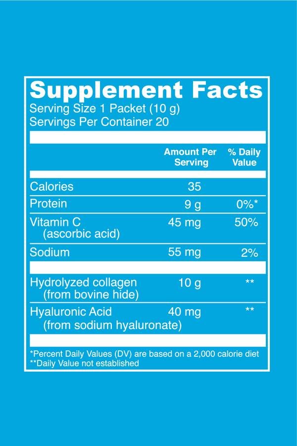 Vital Proteins Supplement Facts