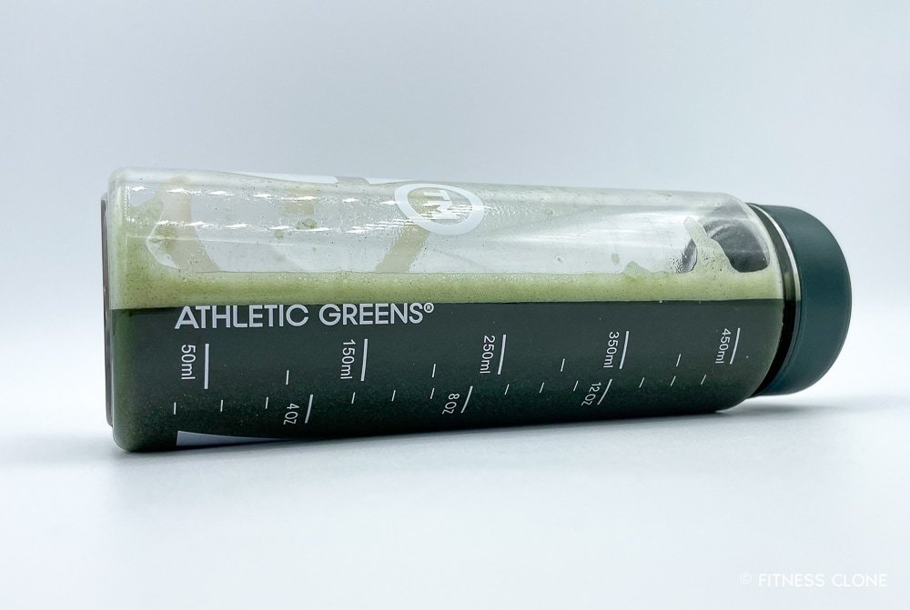 athletic greens drink bottle