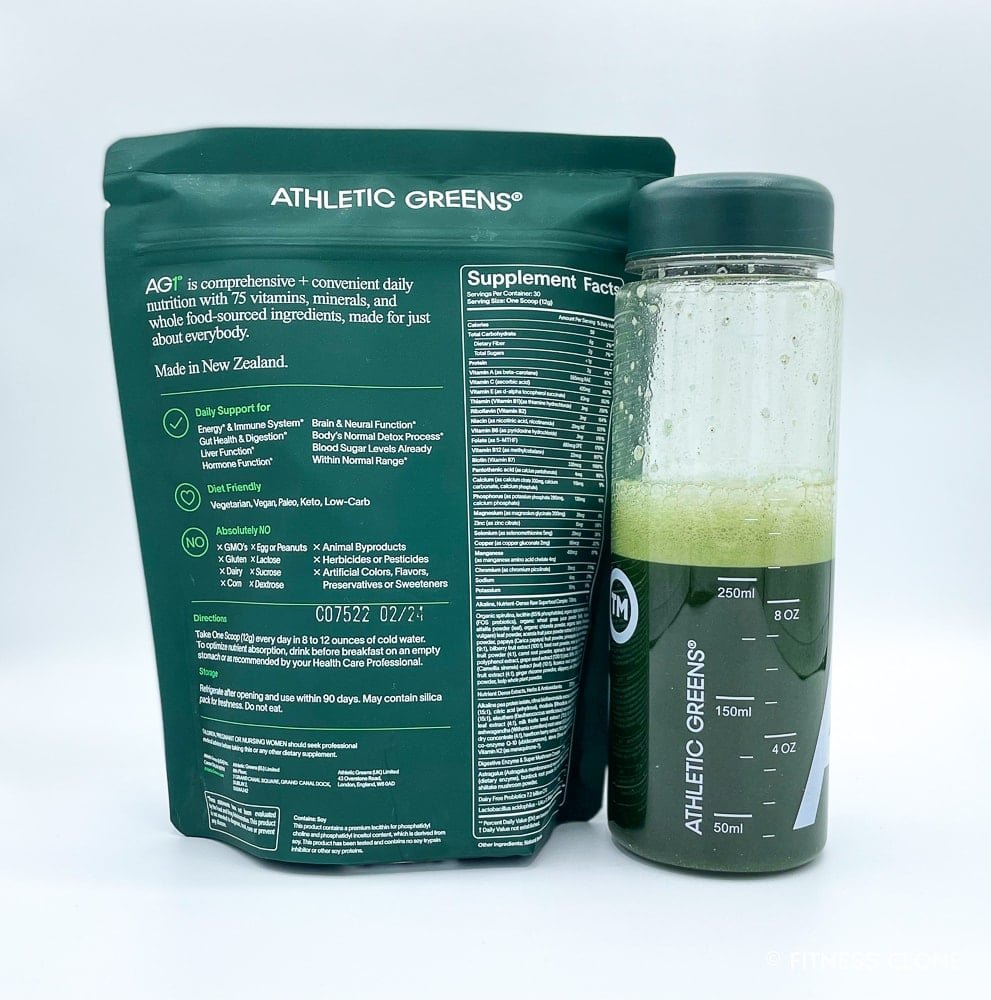 athletic greens ingredients