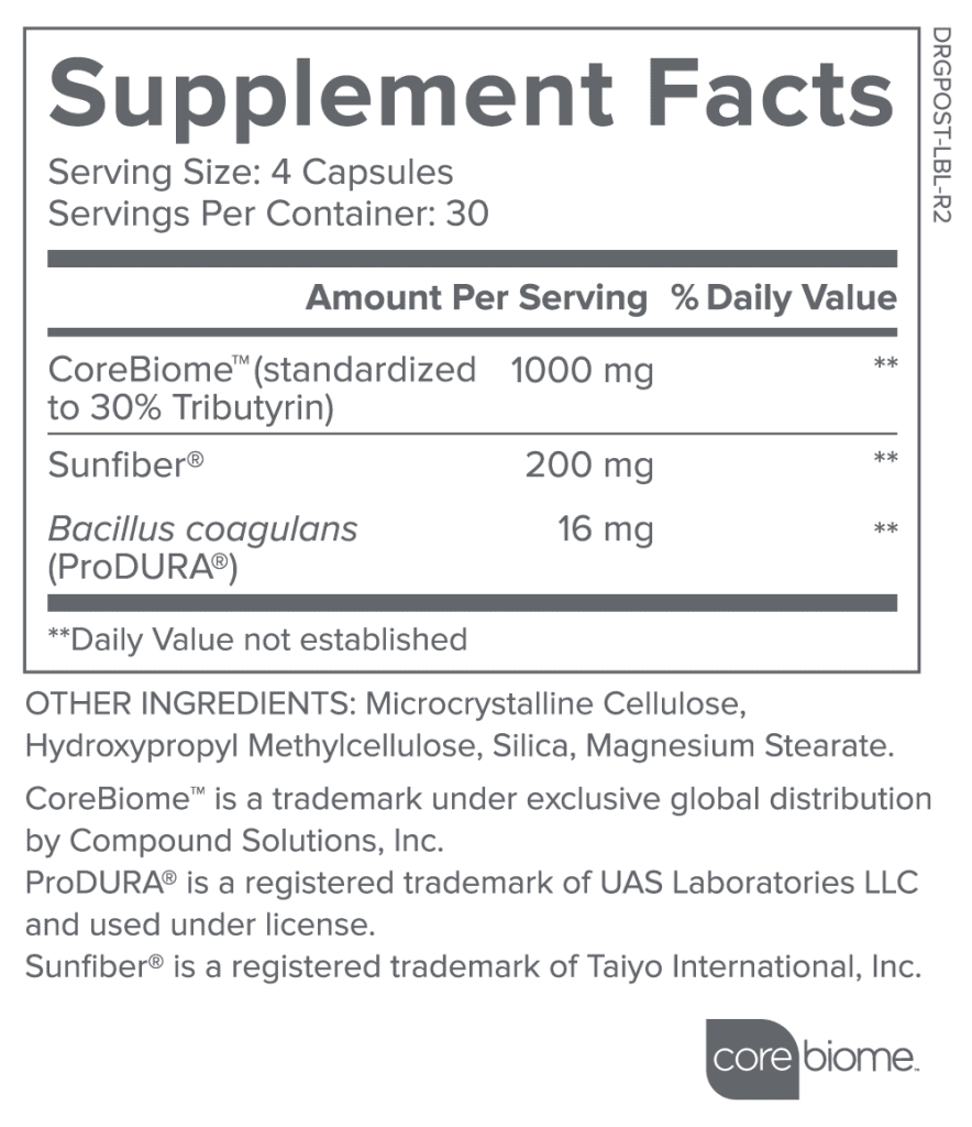 Bio Complete 3-Supplement Facts