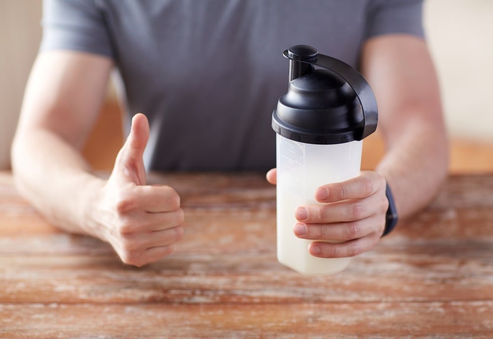 Creatine vs Protein Supplement Shake