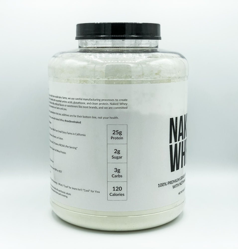 Naked Whey Label