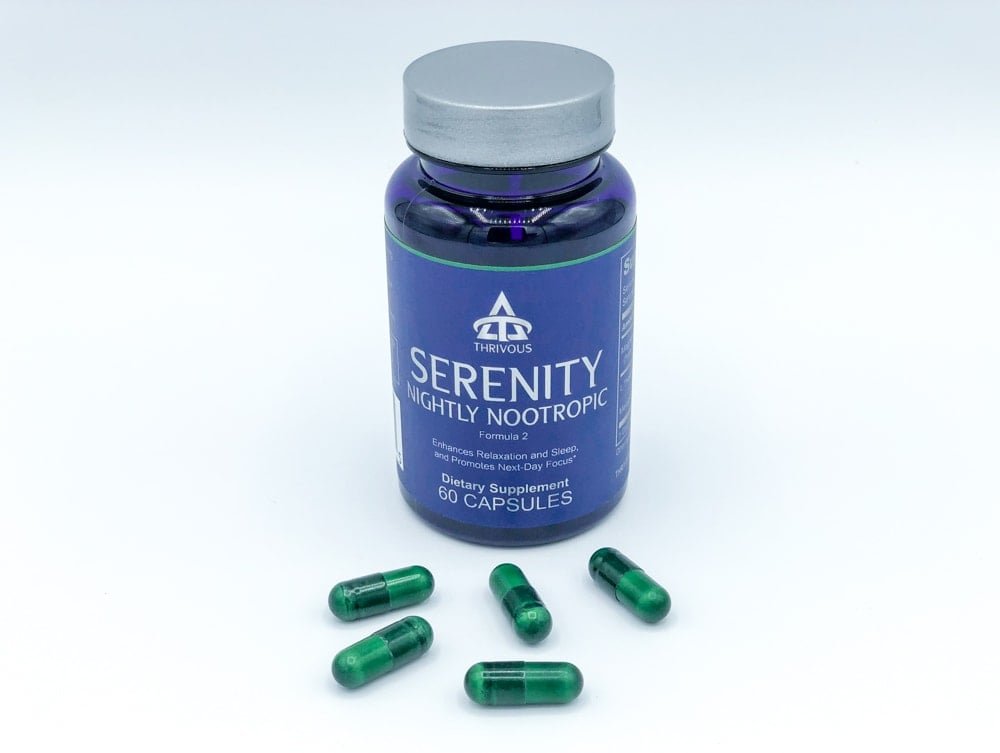 Thrivous-Serenity-Bottle-And-Pills