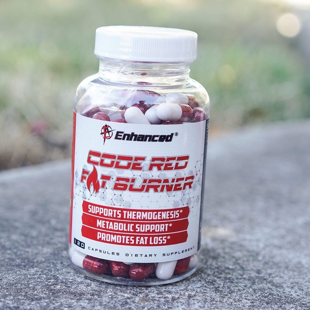 Enhanced Athlete Code Red Supplement Bottle